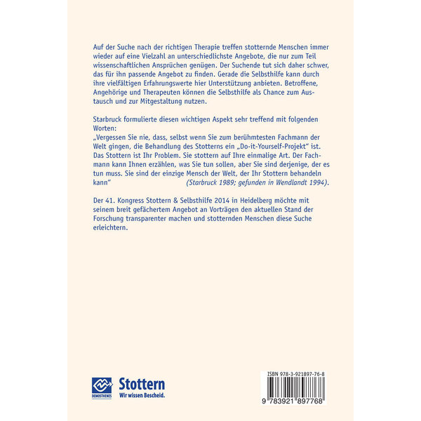 Stottern & Selbsthilfe BW e.V. (Hrsg.): Tagungsband der Fachtagung „Fokus Stottern“